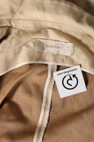 Дамско сако Zara, Размер M, Цвят Бежов, Цена 15,17 лв.