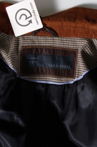 Дамско сако Zara, Размер L, Цвят Кафяв, Цена 14,35 лв.