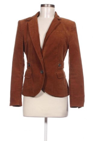 Дамско сако Zara, Размер L, Цвят Кафяв, Цена 14,35 лв.