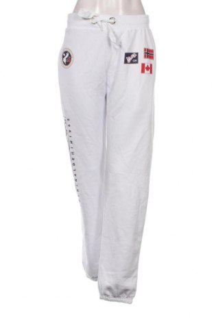 Γυναικείο αθλητικό παντελόνι Gk, Μέγεθος XL, Χρώμα Λευκό, Τιμή 11,87 €