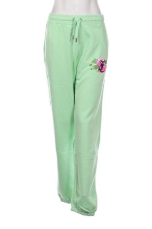 Дамско спортно долнище Juicy Couture, Размер L, Цвят Зелен, Цена 52,20 лв.