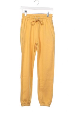 Γυναικείο αθλητικό παντελόνι mbyM, Μέγεθος XS, Χρώμα Κίτρινο, Τιμή 11,21 €