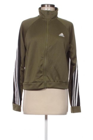 Γυναικεία αθλητική ζακέτα Adidas, Μέγεθος L, Χρώμα Πράσινο, Τιμή 25,36 €