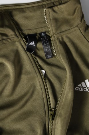Дамско спортно горнище Adidas, Размер L, Цвят Зелен, Цена 41,00 лв.
