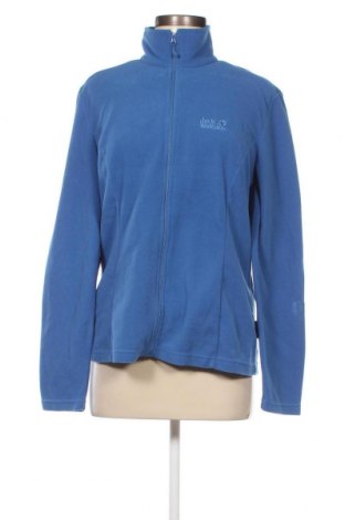 Damen Fleece Oberteil  Jack Wolfskin, Größe L, Farbe Blau, Preis 28,53 €