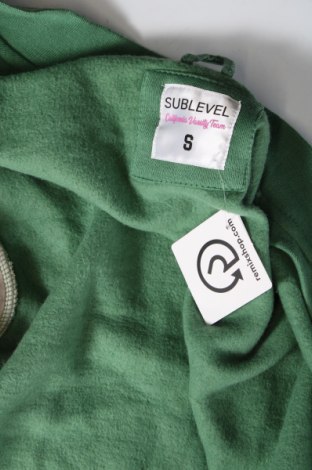 Γυναικεία αθλητική ζακέτα Sublevel, Μέγεθος S, Χρώμα Πράσινο, Τιμή 5,07 €