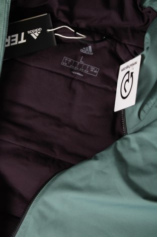 Damenjacke Adidas, Größe L, Farbe Grün, Preis 63,74 €