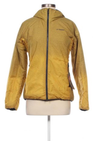 Γυναικείο μπουφάν Adidas, Μέγεθος S, Χρώμα Κίτρινο, Τιμή 55,83 €