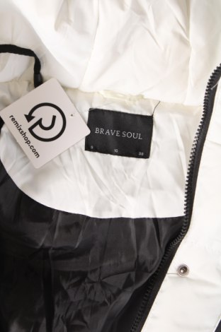 Γυναικείο μπουφάν Brave Soul, Μέγεθος S, Χρώμα Λευκό, Τιμή 40,21 €