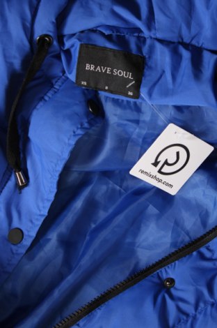 Γυναικείο μπουφάν Brave Soul, Μέγεθος S, Χρώμα Μπλέ, Τιμή 20,51 €