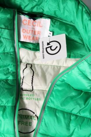 Γυναικείο μπουφάν Cecil, Μέγεθος M, Χρώμα Πράσινο, Τιμή 36,49 €