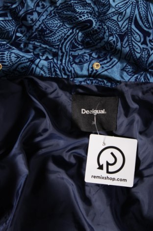 Γυναικείο μπουφάν Desigual, Μέγεθος M, Χρώμα Μπλέ, Τιμή 59,35 €