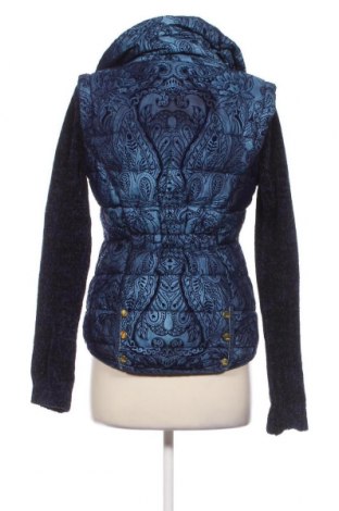 Γυναικείο μπουφάν Desigual, Μέγεθος M, Χρώμα Μπλέ, Τιμή 59,35 €