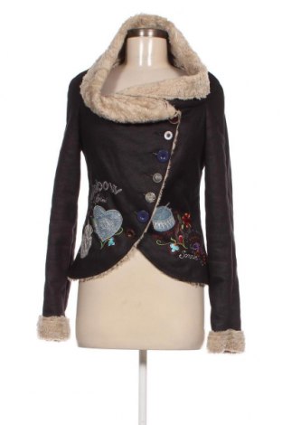 Γυναικείο μπουφάν Desigual, Μέγεθος S, Χρώμα Μαύρο, Τιμή 55,05 €