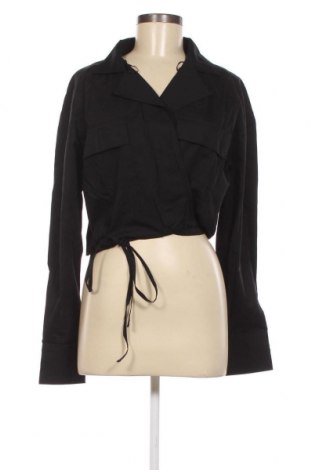 Γυναικείο μπουφάν Gina Tricot, Μέγεθος L, Χρώμα Μαύρο, Τιμή 22,53 €