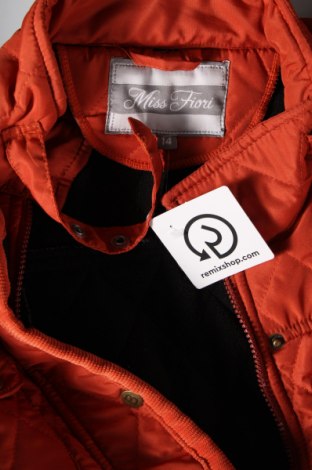 Γυναικείο μπουφάν Miss Fiori, Μέγεθος L, Χρώμα Πορτοκαλί, Τιμή 15,34 €