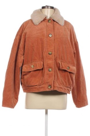 Γυναικείο μπουφάν Pull&Bear, Μέγεθος L, Χρώμα Πορτοκαλί, Τιμή 16,15 €