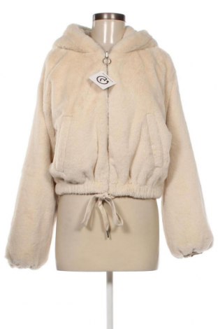 Γυναικείο μπουφάν Pull&Bear, Μέγεθος S, Χρώμα Εκρού, Τιμή 21,53 €