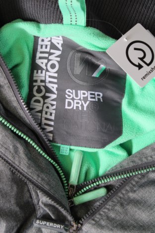 Γυναικείο μπουφάν Superdry, Μέγεθος L, Χρώμα Γκρί, Τιμή 24,04 €