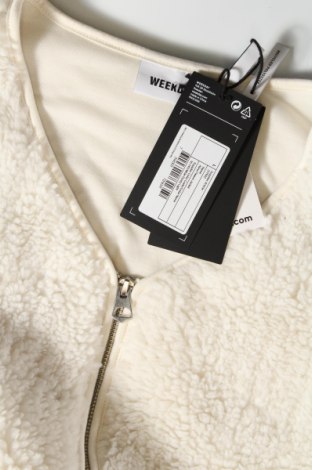 Γυναικείο μπουφάν Weekday, Μέγεθος L, Χρώμα Λευκό, Τιμή 24,16 €