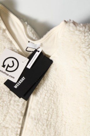 Γυναικείο μπουφάν Weekday, Μέγεθος XS, Χρώμα Λευκό, Τιμή 24,16 €