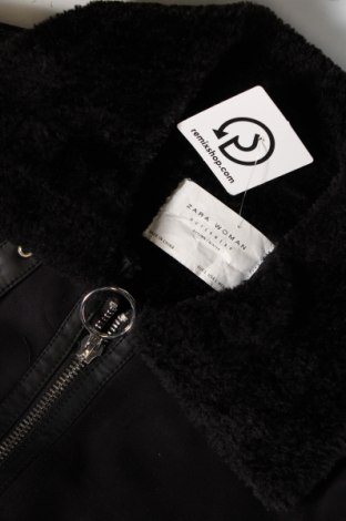 Дамско яке Zara, Размер L, Цвят Черен, Цена 16,80 лв.
