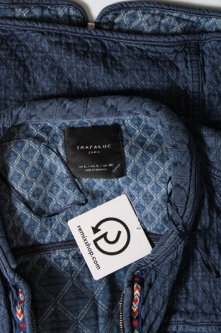 Γυναικείο μπουφάν Zara Trafaluc, Μέγεθος L, Χρώμα Μπλέ, Τιμή 14,46 €