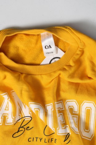 Детска блуза C&A, Размер 15-18y/ 170-176 см, Цвят Жълт, Цена 8,58 лв.