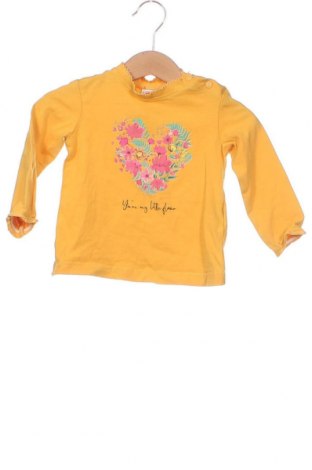 Детска блуза Coccodrillo, Размер 9-12m/ 74-80 см, Цвят Жълт, Цена 6,70 лв.