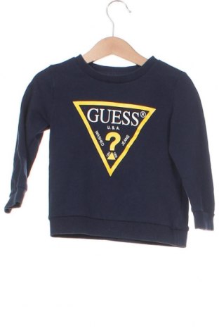 Dziecięca bluzka Guess, Rozmiar 18-24m/ 86-98 cm, Kolor Niebieski, Cena 103,31 zł