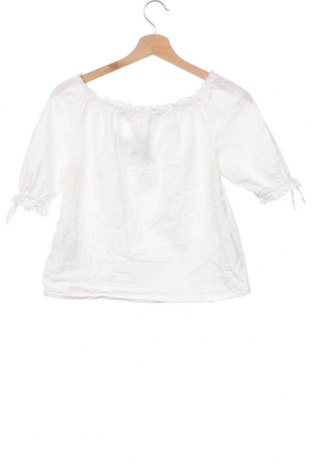 Dziecięca bluzka H&M, Rozmiar 13-14y/ 164-168 cm, Kolor Biały, Cena 13,24 zł