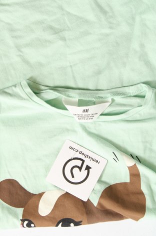 Детска блуза H&M, Размер 8-9y/ 134-140 см, Цвят Зелен, Цена 12,00 лв.