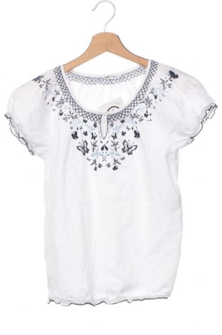 Детска блуза H&M, Размер 7-8y/ 128-134 см, Цвят Бял, Цена 12,00 лв.