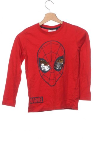 Детска блуза Marvel, Размер 6-7y/ 122-128 см, Цвят Червен, Цена 11,29 лв.
