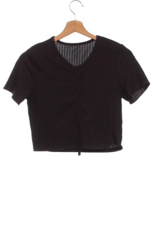 Детска блуза SHEIN, Размер 11-12y/ 152-158 см, Цвят Черен, Цена 3,08 лв.
