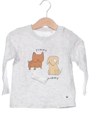 Kinder Shirt Sinsay, Größe 9-12m/ 74-80 cm, Farbe Grau, Preis 5,53 €