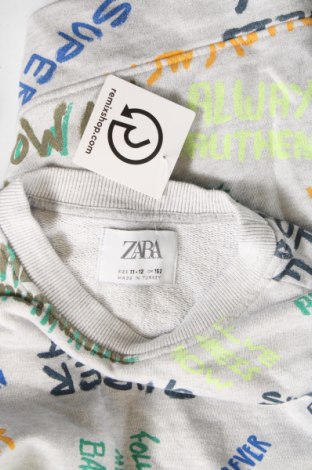 Детска блуза Zara, Размер 11-12y/ 152-158 см, Цвят Сив, Цена 12,00 лв.