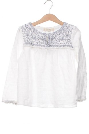 Детска блуза Zara, Размер 6-7y/ 122-128 см, Цвят Бял, Цена 7,20 лв.