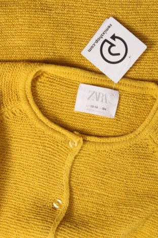 Kinder Strickjacke H&M, Größe 13-14y/ 164-168 cm, Farbe Gelb, Preis € 6,03