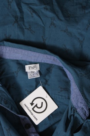 Kinderhemd F&F, Größe 11-12y/ 152-158 cm, Farbe Blau, Preis 3,01 €