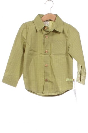 Παιδικό πουκάμισο Loud + Proud, Μέγεθος 18-24m/ 86-98 εκ., Χρώμα Πράσινο, Τιμή 14,54 €
