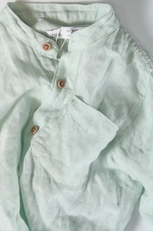 Παιδικό πουκάμισο Zara, Μέγεθος 12-18m/ 80-86 εκ., Χρώμα Πράσινο, Τιμή 13,07 €