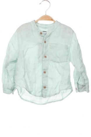Детска риза Zara, Размер 12-18m/ 80-86 см, Цвят Зелен, Цена 35,10 лв.