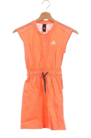 Παιδικό φόρεμα Adidas, Μέγεθος 7-8y/ 128-134 εκ., Χρώμα Πορτοκαλί, Τιμή 37,16 €