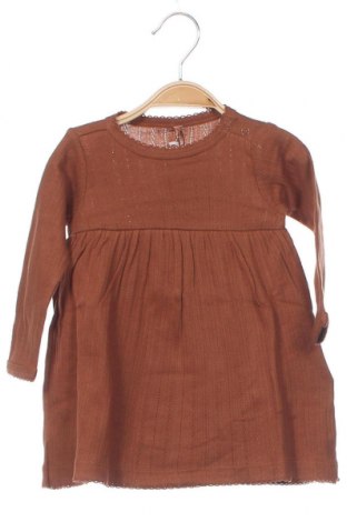 Детска рокля Bruuns Bazaar, Размер 3-6m/ 62-68 см, Цвят Кафяв, Цена 61,92 лв.