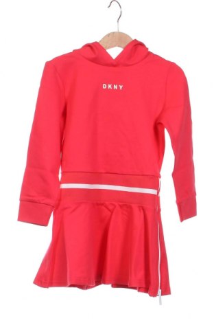 Детска рокля DKNY, Размер 3-4y/ 104-110 см, Цвят Розов, Цена 89,40 лв.
