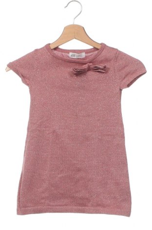 Детска рокля H&M, Размер 2-3y/ 98-104 см, Цвят Розов, Цена 19,20 лв.