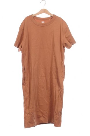 Детска рокля Uniqlo, Размер 12-13y/ 158-164 см, Цвят Бежов, Цена 9,45 лв.
