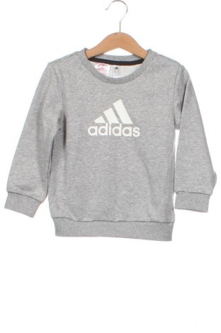 Kinder Sportbluse Adidas, Größe 2-3y/ 98-104 cm, Farbe Grau, Preis 24,00 €