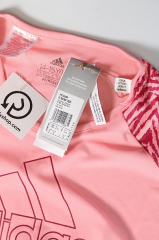 Dziecięcy T-shirt Adidas, Rozmiar 15-18y/ 170-176 cm, Kolor Różowy, Cena 94,36 zł